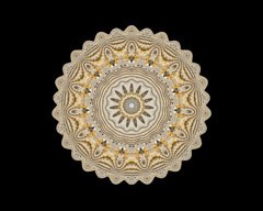 Mandelbulb462 vertical view onto a perfectly symmetrical object